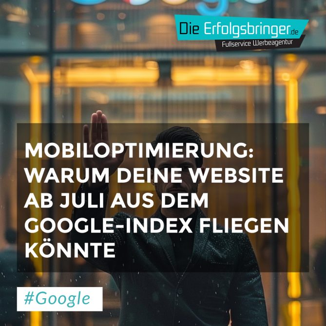 Mobiloptimierung: Warum Deine Website ab Juli aus dem Google-Index fliegen könnte bolg eintrag