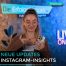 Frau zeigt auf Smartphone mit Instagram Insights. Neues Update bringt mehr Daten & Reichweiten-Analysen für Creator & Unternehmen.