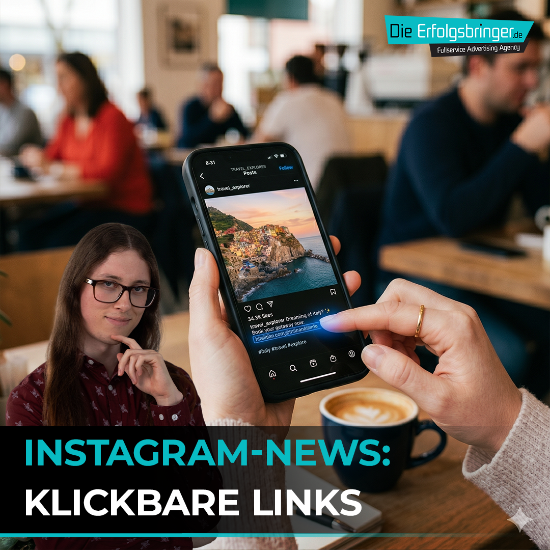 Social Media Trends, Instagram klickbare Links, Instagram Marketing, Link in Bio, Social Media Marketing, Instagram für Unternehmen, Instagram Funnel, Social Media Strategie, Online Marketing, Meta Verified, Instagram Captions, Conversion Optimierung, Leadgenerierung, E Commerce Marketing, Content Marketing